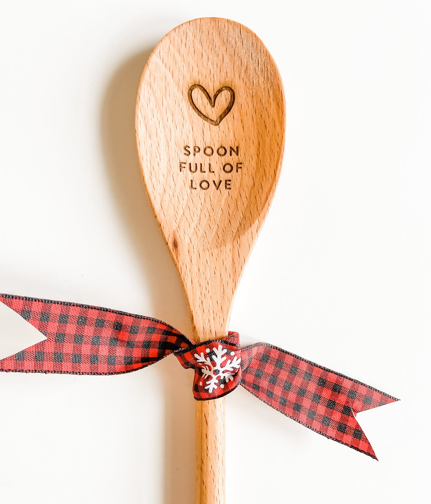 Christmas towel and Wooden Spoon set