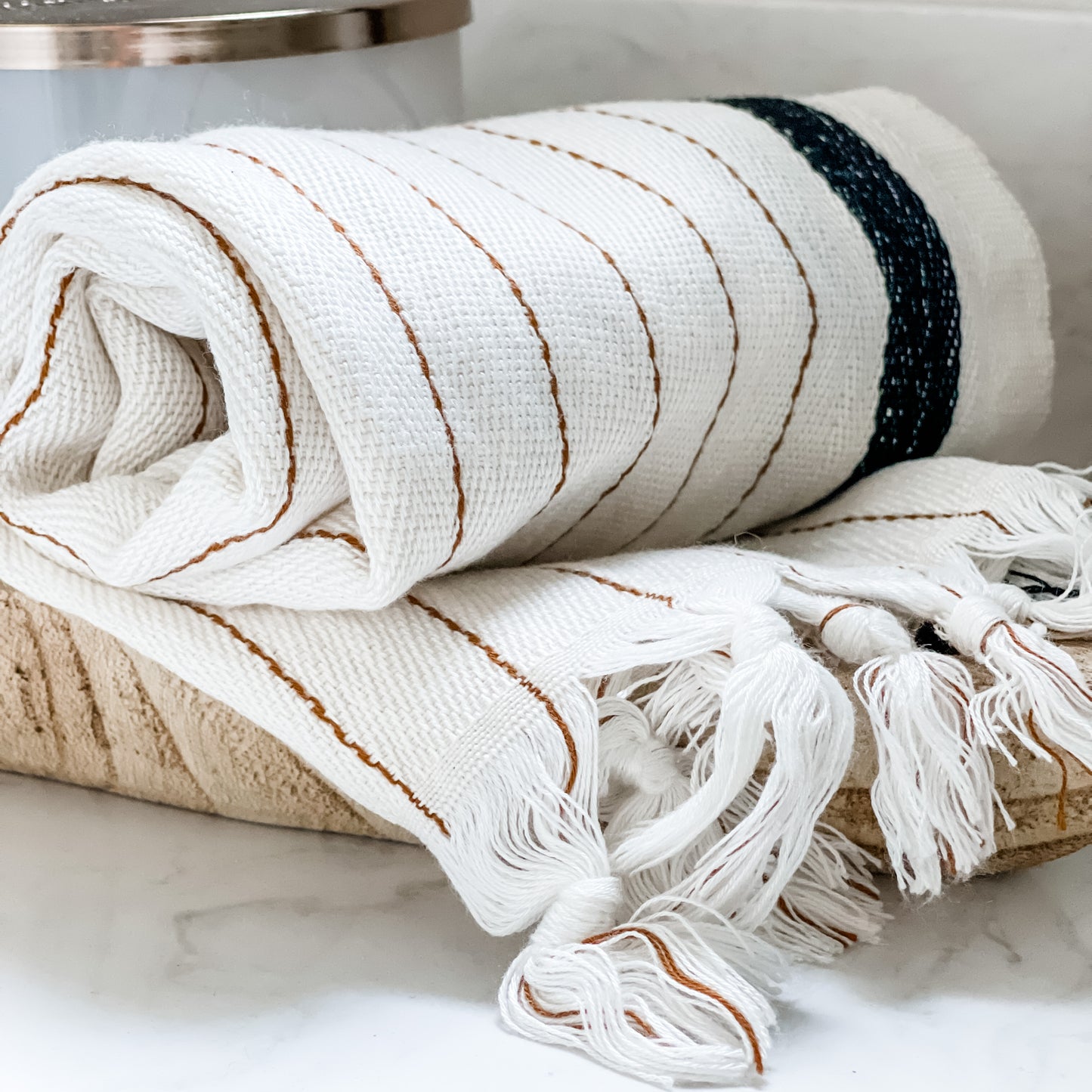 Striped Turkish Hand Towel