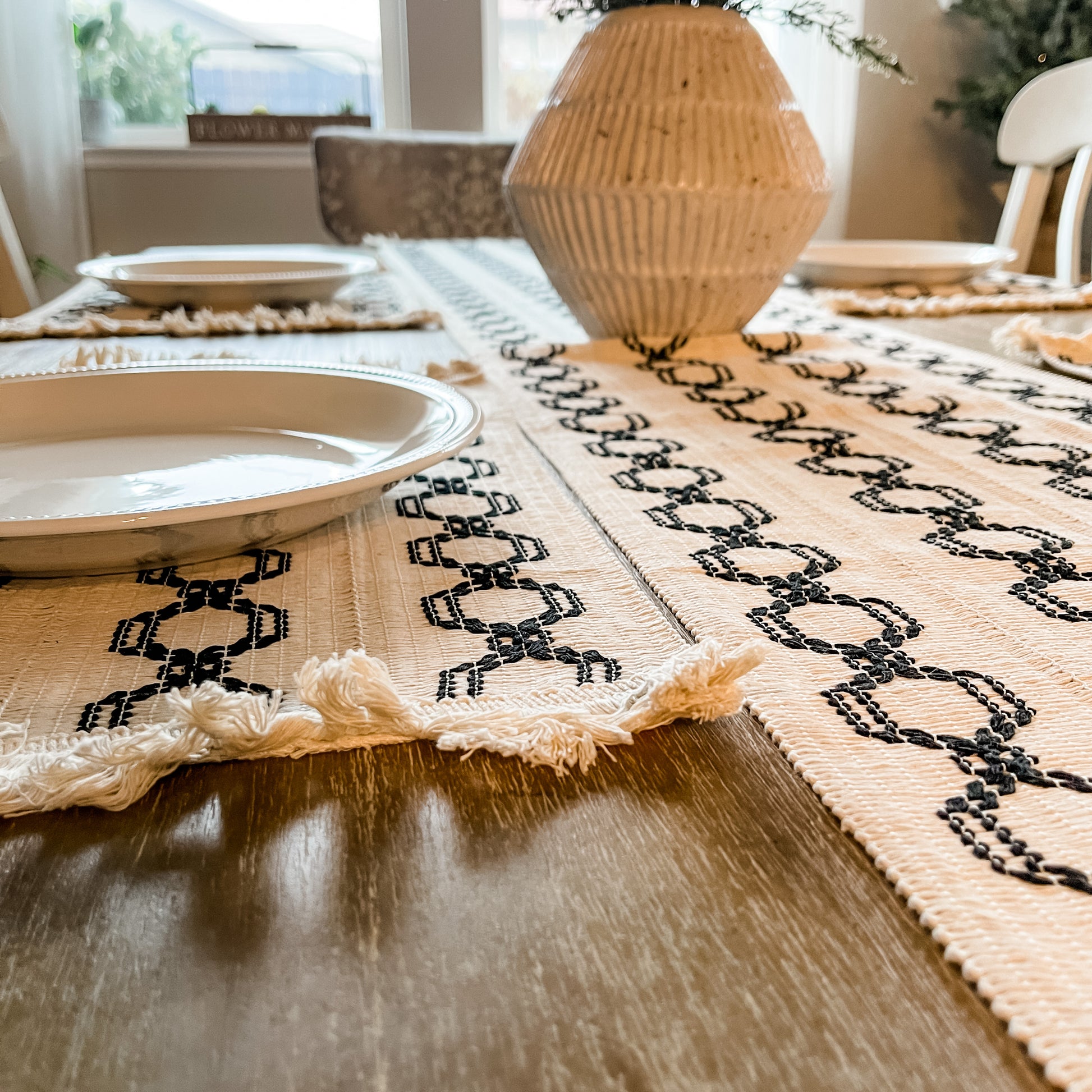 Classic Modern Patterned Table Runners, Home Decor