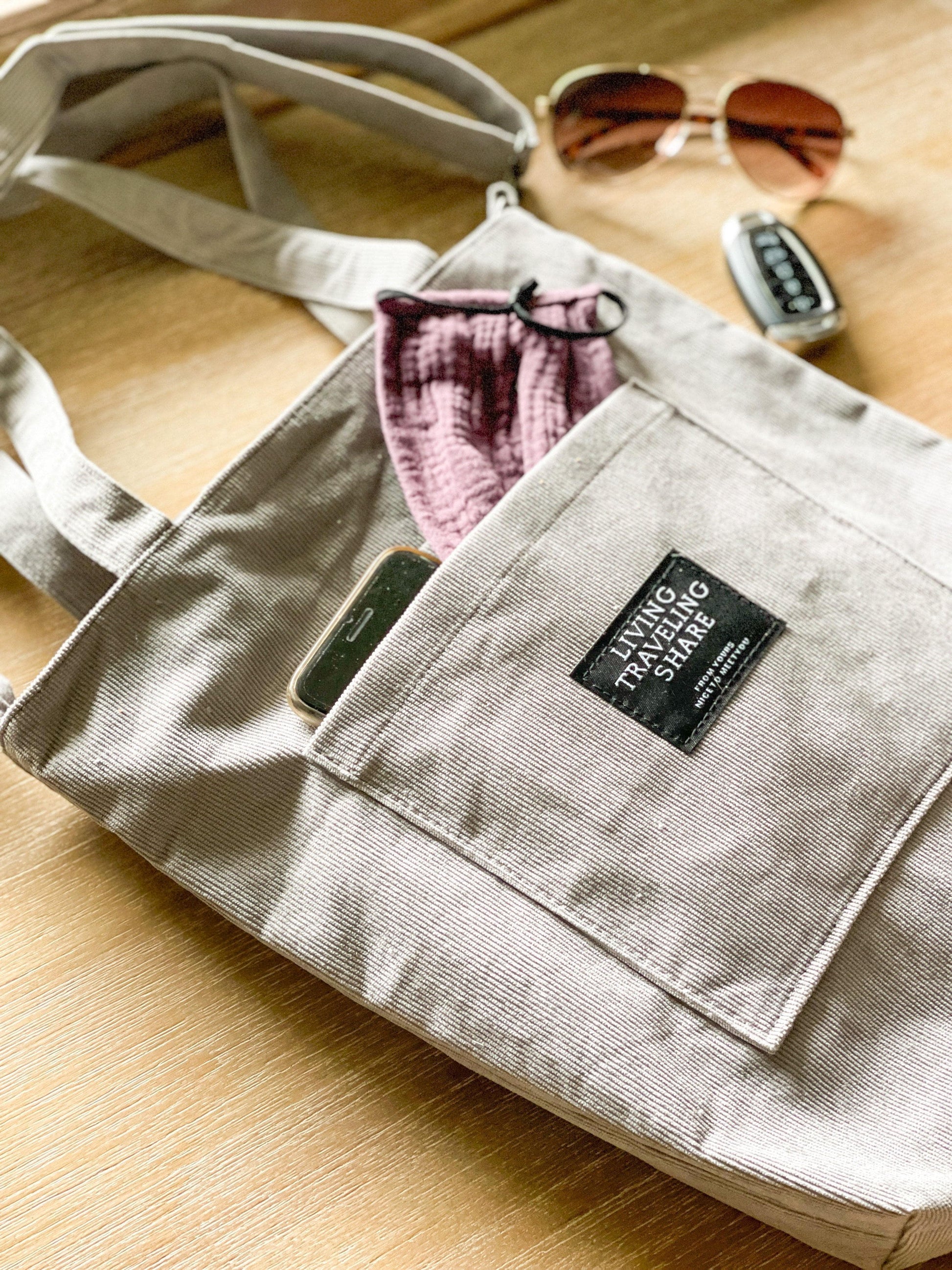 Dans Le Sac Corduroy Tote Bags – The Knitting Loft
