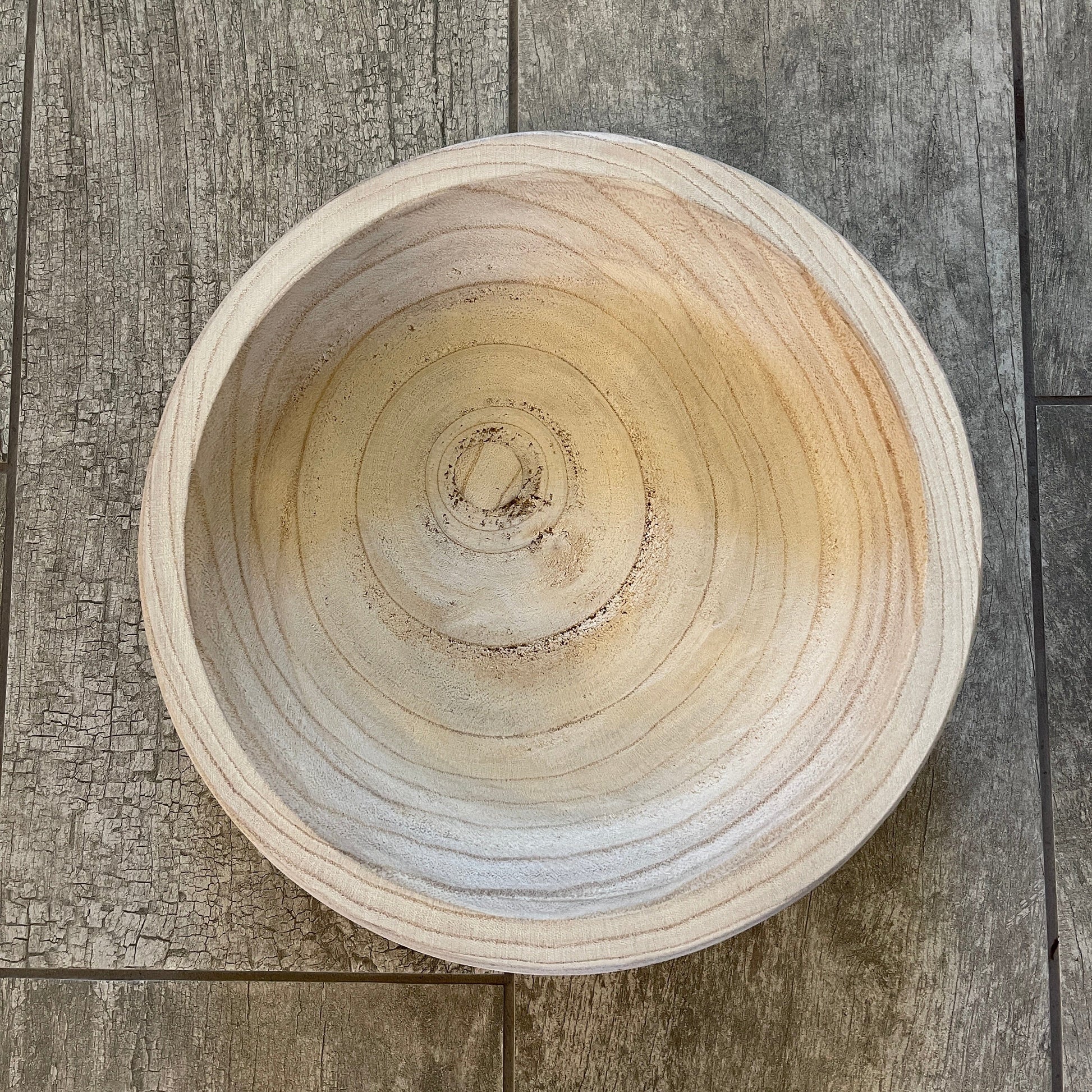 Decorative Wood Bowl - Decorative Trays