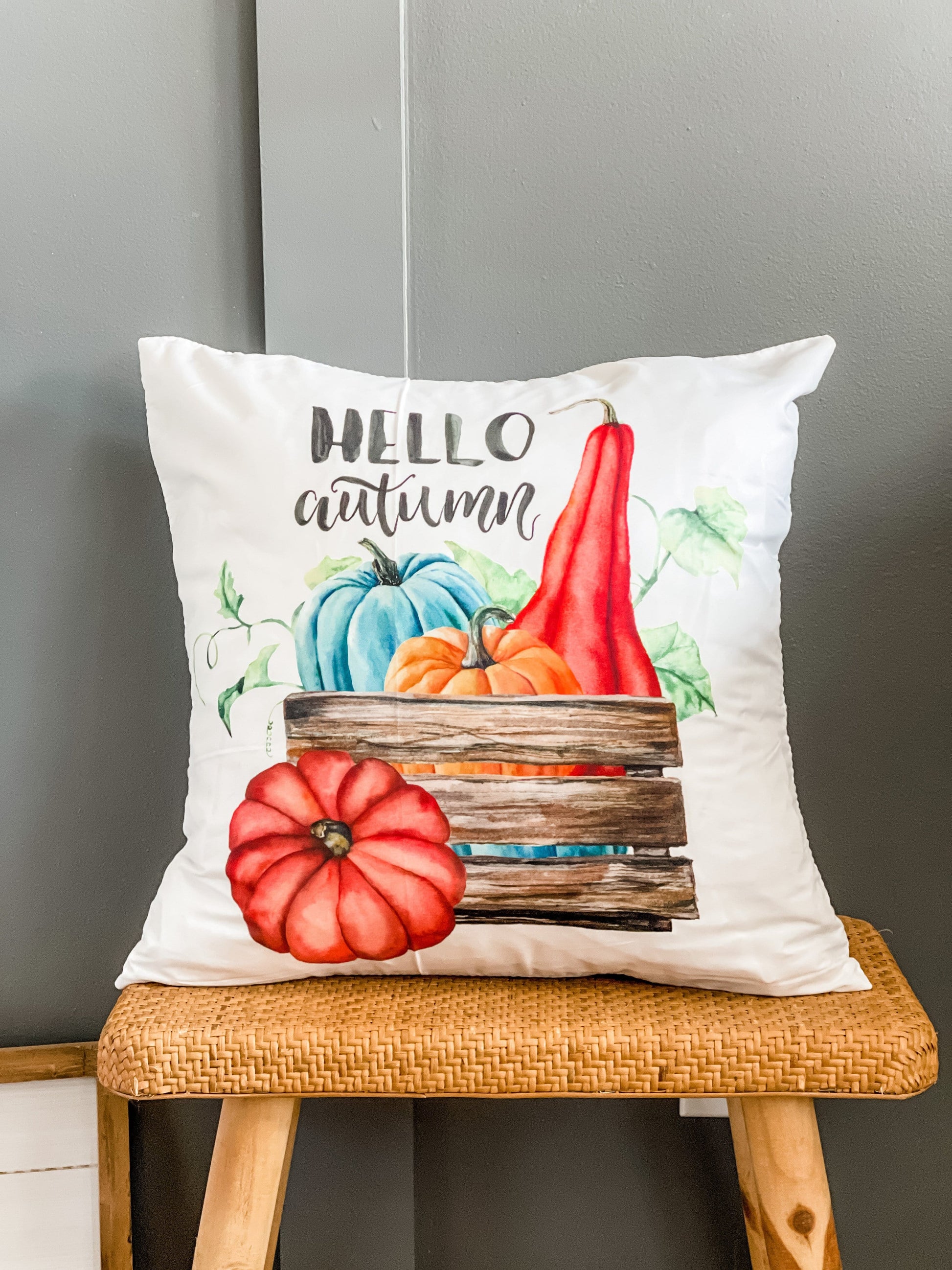 Fall Pillow Covers - Hello Autumn - Fall decor