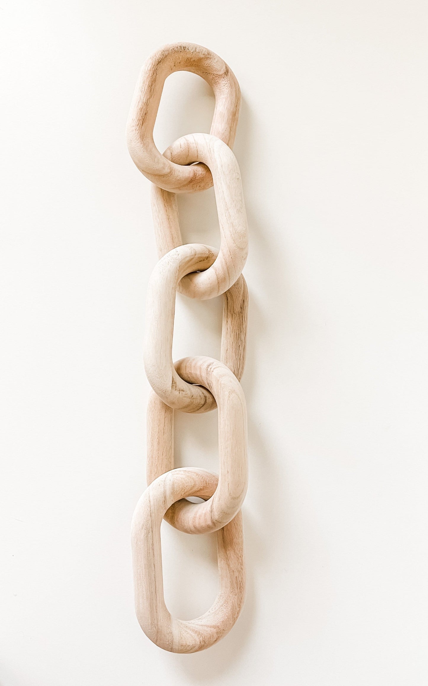 Hand-crafted Wooden Decor: Bowls Chains and Knots - chain - 