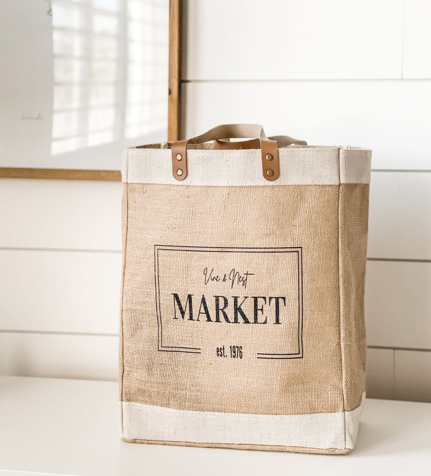 jute tote bag, grocery bag, reusable bag, quality tote bag
