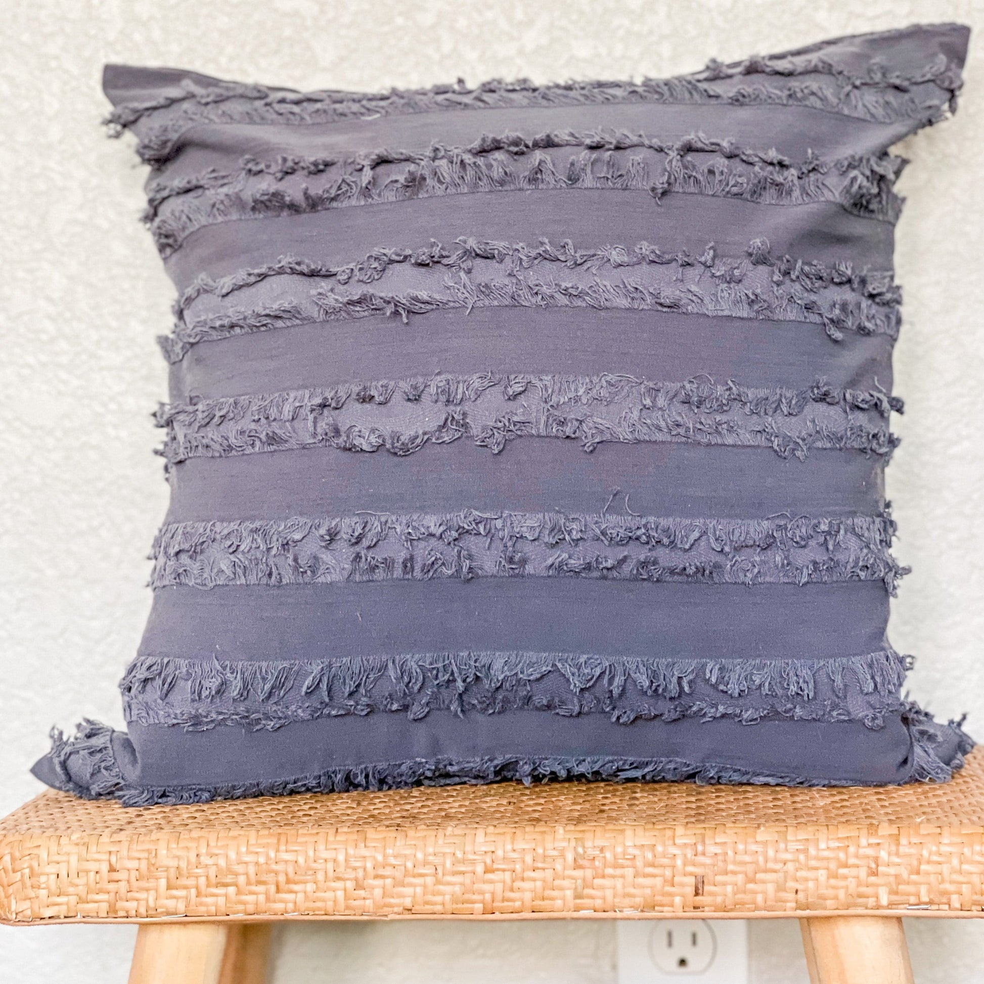 Linen Fringe Pillow Covers - PILLOW COVERS