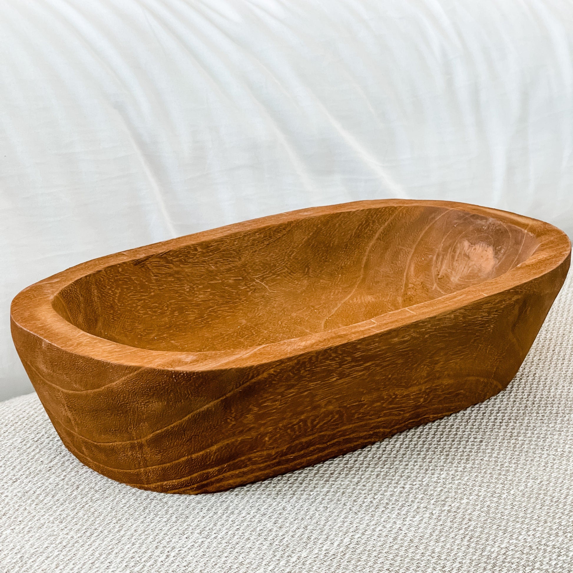 Wooden Dough Bowl, Home Decor